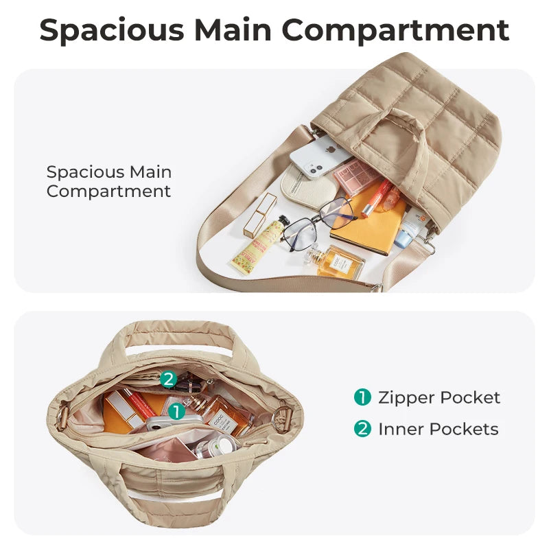 BAGSMART Duffel Bag For Women Travel Crossbody Tote Bag Multi-Function Sport Gym Bag Waterproof Casual Overnight Shoulder Bag