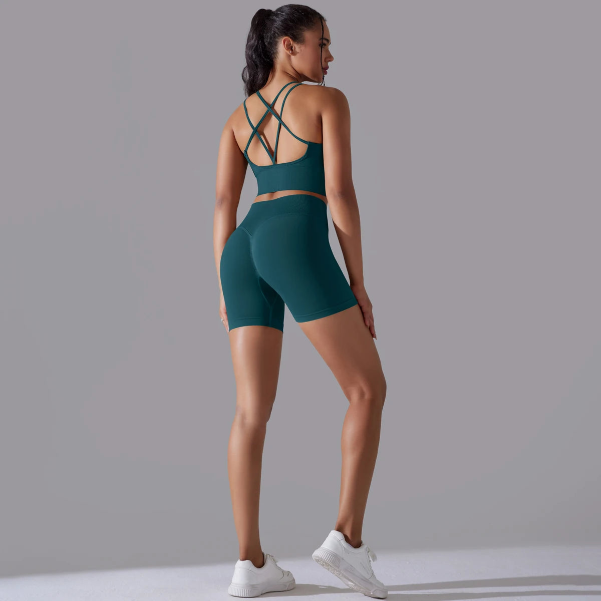 Sexy Yoga Sets Women's Tracksuit Seamless Sport Suit Running Workout Sportswear Gym Clothing Leggings Bra Fitness Suits 2 Pieces